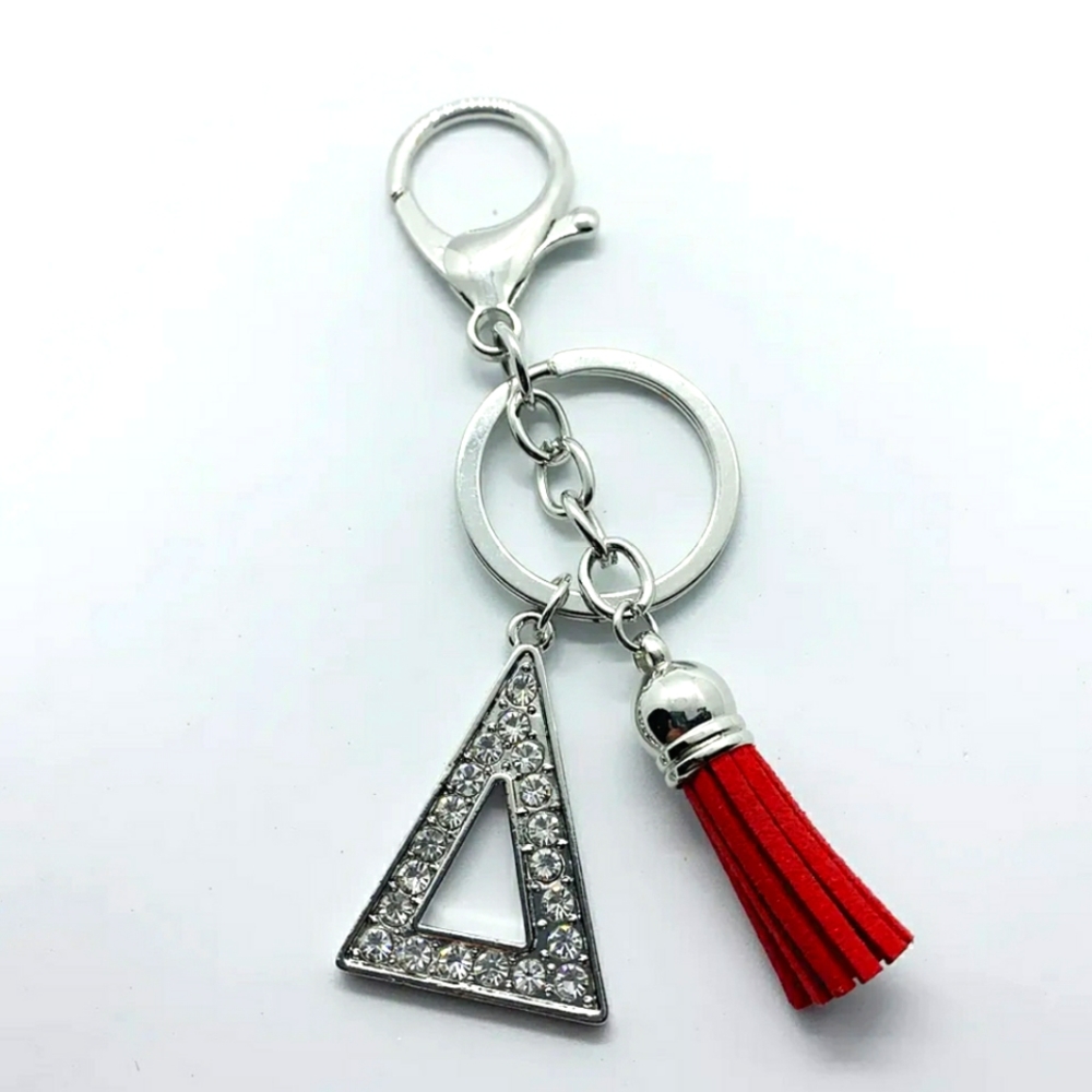 Delta Sigma Theta Sorority Inc  key chain key ring